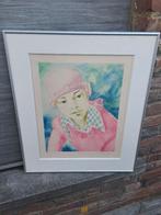 lithographie portrait signe serge creuz, Antiek en Kunst, Ophalen of Verzenden