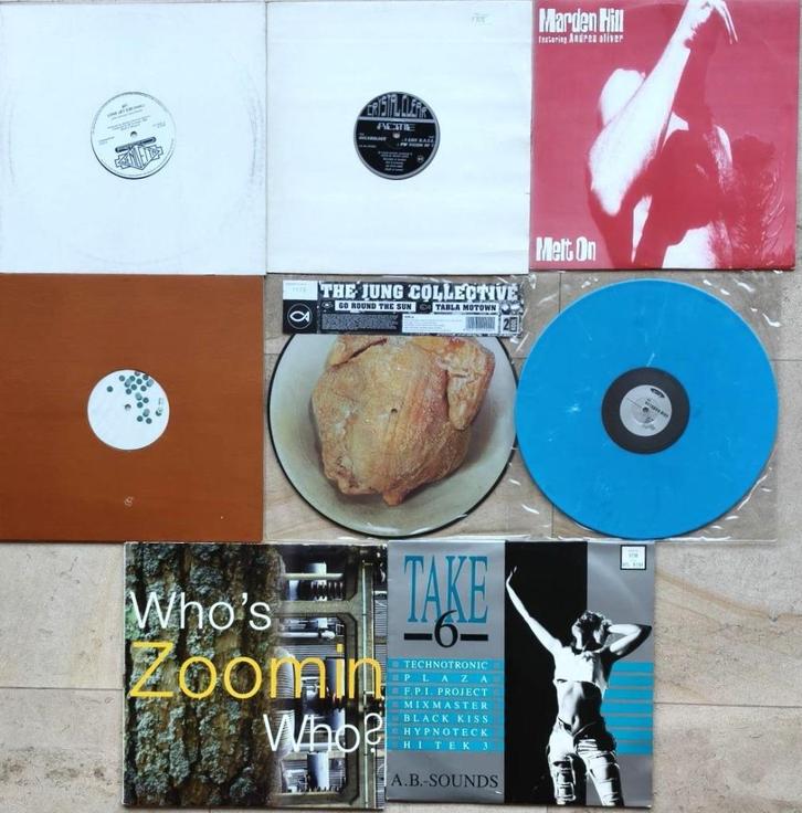 Lot van 9 DANCE/HOUSE/DOWNTEMPO vinyls from the 1990s, Cd's en Dvd's, Vinyl | Dance en House, Gebruikt, Dance Populair, 12 inch