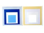 2x lithographie Josef Albers - Hommage to the square (30x30), Envoi