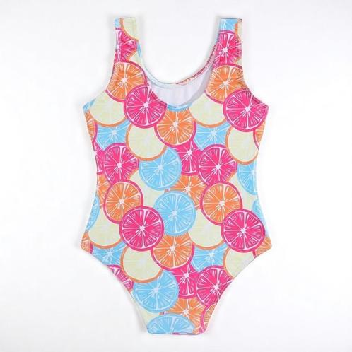 Meisjes badpak fruit meerkleurig 100 / 3-4 jaar, Kinderen en Baby's, Kinderkleding | Kinder-zwemkleding, Nieuw, Badpak, Maat 98