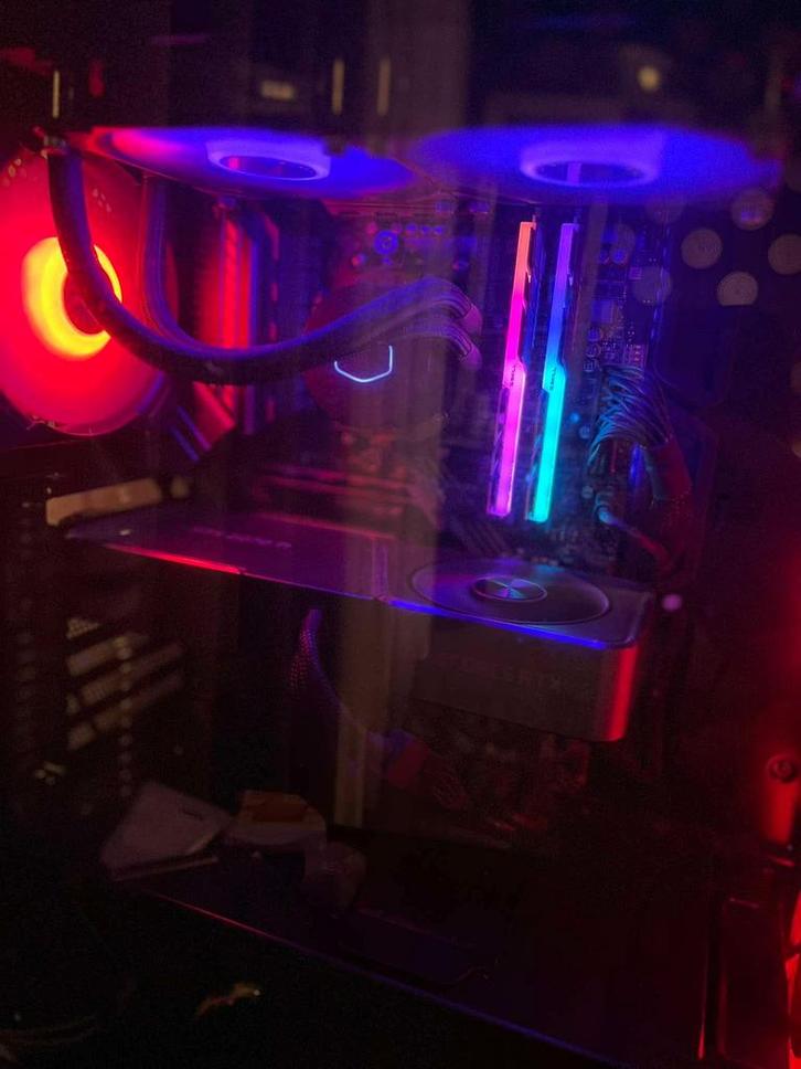 Full Game Setup Ryzen 7 + 3070ti + monitor, keyboard + mouse, Computers en Software, Desktop Pc's, Zo goed als nieuw, 4 Ghz of meer