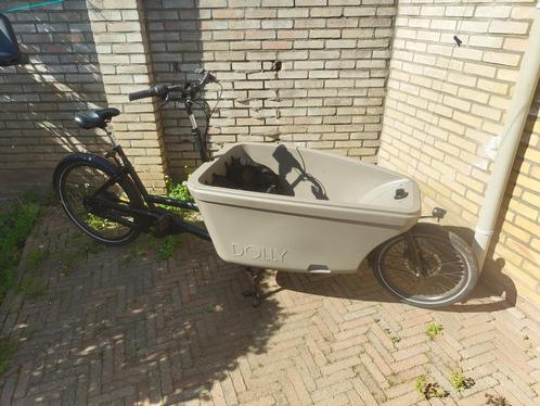 Dolly bakfiets, Fietsen en Brommers, Fietsen | Bakfietsen, Zo goed als nieuw, Overige merken, 3 kinderen, Elektrisch, Huif, Ophalen