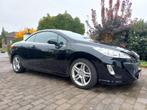 Peugot 308 CC cabrio zwart/rood Bouwjaar 2009, Voorwielaandrijving, 4 cilinders, Cabriolet, Zwart