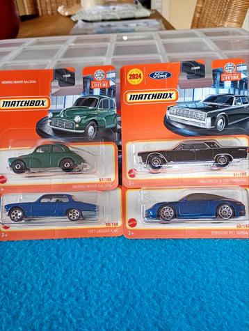 Matchbox Lincoln,Morris,Jaguar,Porsche