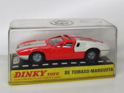Vintage DE TOMASO Mangusta DINKY TOYS England Neuve+Boitier, Hobby en Vrije tijd, Modelauto's | 1:43, Nieuw, Auto, Dinky Toys