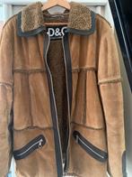 Origineel Dolce&Gabana Lammy Coat Vintage 25 jaar., Kleding | Heren, Jassen | Winter, Ophalen of Verzenden, Gedragen, Bruin, Dolce&Gabbana