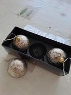 Drie luxueuze kerstballen, Ophalen of Verzenden, Zo goed als nieuw