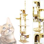 Kattenkrabpaal | 260 cm | Beige/Wit, Dieren en Toebehoren, Katten-accessoires, Nieuw, Verzenden