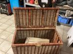 Rieten koffer, Ophalen, Gebruikt, Overige materialen