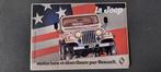 Sticker autocollant jeep renault vintage, Ophalen of Verzenden, Gebruikt