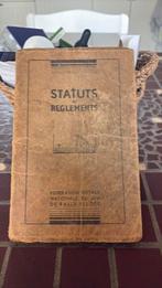 Jeu de balle pelote status et règlements, Ophalen of Verzenden