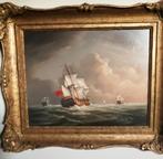 Schilderij olieverf Bernard Page, Antiquités & Art, Art | Peinture | Classique, Enlèvement