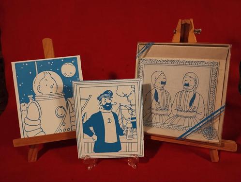 3 x Emaille swift Herge Tintin 350 exemplaren . 1988, Verzamelen, Stripfiguren, Zo goed als nieuw, Overige typen, Kuifje, Ophalen of Verzenden