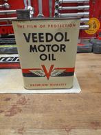 oude lege oliekan | Veedol Motor Oil Premium, Verzenden, Gebruikt, Overige typen