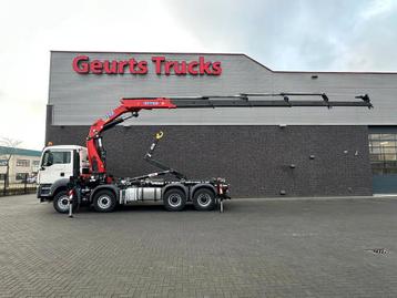 MAN TGS 35.460 8X4 BL+ HYVA 18.55.S HAAKARMSYSTEEM EFFER 395, 460 ch, Achat, Euro 6, 338 kW