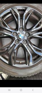 Zwarte velgen en banden BMW X2, Auto-onderdelen, Banden en Velgen, Ophalen, 18 inch, Gebruikt, Winterbanden