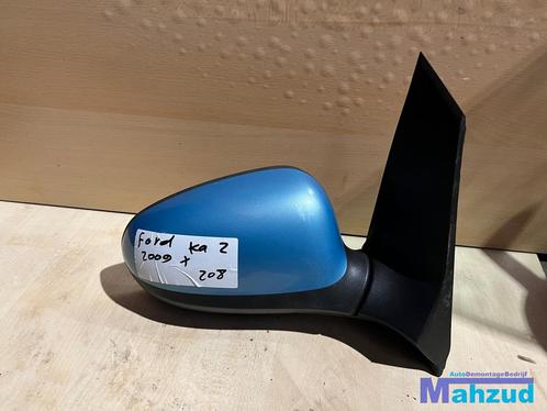 FORD KA 2 rechts blauw spiegel buitenspiegel 2008-2016, Auto-onderdelen, Spiegels, Ford, Gebruikt, Ophalen of Verzenden