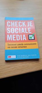 handboek Check je sociale media, Ophalen of Verzenden, Nieuw