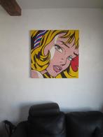 Doek Roy Lichtenstein, Antiek en Kunst, Kunst | Schilderijen | Modern, Ophalen of Verzenden