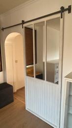 Houte Spiegel schuifdeur, Huis en Inrichting, Ophalen, Gebruikt