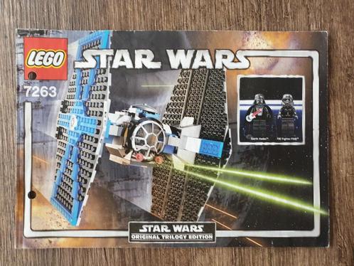 Lego Star Wars 7263 TIE Fighter met light-up Darth Vader, Kinderen en Baby's, Speelgoed | Duplo en Lego, Gebruikt, Lego, Complete set