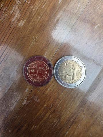 2  2 euro munten te koop  beschikbaar voor biedingen