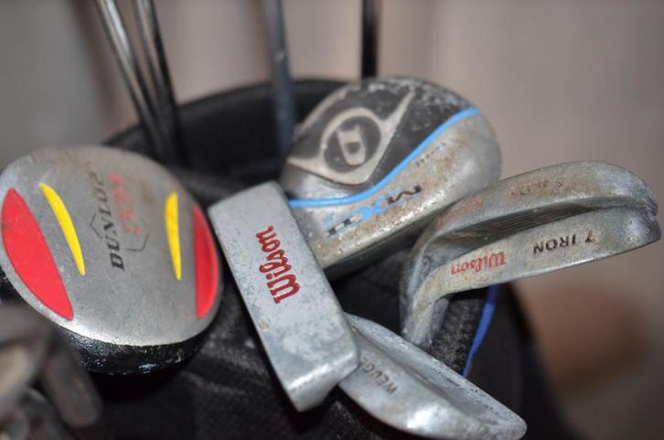 Golfclubset voor kinderen (Wilson/Dunlop), Sport en Fitness, Golf, Gebruikt, Set, Overige merken, Ophalen of Verzenden