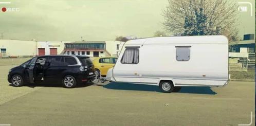 trekcaravan ADRIA 460QBWJ 1992 + extra's, Caravans en Kamperen, Caravans, Bedrijf, tot en met 4, Adria, Luifel, Ophalen