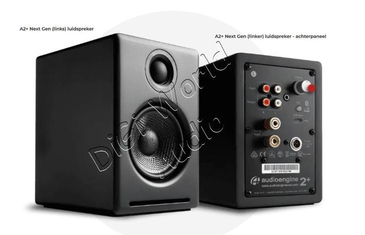 Audioengine A2+ Next Gen wireless (nieuw in doos), Audio, Tv en Foto, Luidsprekerboxen, Nieuw, Front, Rear of Stereo speakers