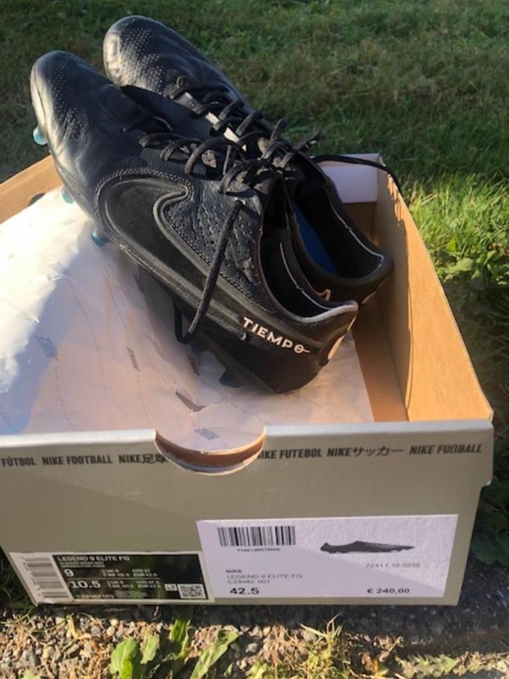 Voetbalschoenen Nike legend 9 elite zwart, Sport en Fitness, Voetbal, Gebruikt, Schoenen, Ophalen of Verzenden