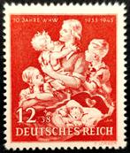 Deutsches Reich: 10 jahre Winterhilfswerk 1943, Postzegels en Munten, Postzegels | Europa | Duitsland, Ophalen of Verzenden, Overige periodes