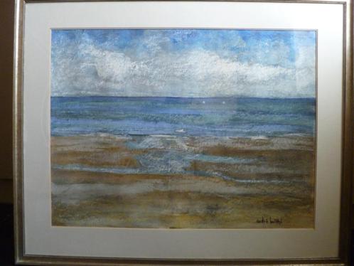 Strandgezicht door André Bulthé, Antiek en Kunst, Kunst | Schilderijen | Modern, Ophalen of Verzenden