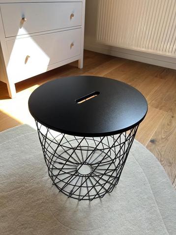 IKEA metalen mand met deksel KVISTBRO beschikbaar voor biedingen