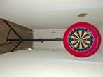 Dartsblok op statief + suround met licht, Ophalen, Gebruikt
