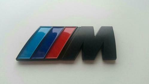 Bmw M cas emblème/logo 75 mm x 28 mm > noir / argent, Autos : Divers, Tuning & Styling, Enlèvement ou Envoi