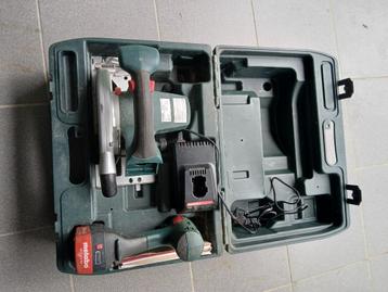 Metabo Afkortzaag en boormachine, Doe-het-zelf en Bouw, Ophalen, Gebruikt, Boormachine
