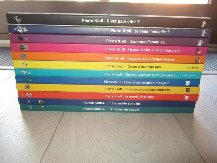 Pierre Kroll - 7,50Eur / pièce - Voir titres disponibles., Livres, BD, Comme neuf, Plusieurs BD, Enlèvement ou Envoi