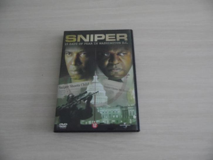 SLUIPSCHUTTER: 23 DAGEN TERREUR IN WASHINGTON, Cd's en Dvd's, Dvd's | Thrillers en Misdaad, Zo goed als nieuw, Actiethriller, Vanaf 12 jaar