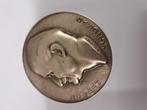 Medaille Robert Schuman oprichter Europees parlemen, Postzegels en Munten, Ophalen of Verzenden