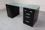 1930's modernist desk in black lacquered metal, Antiek en Kunst, Ophalen