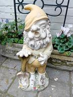 Lieve tuinkabouter in steen., Tuin en Terras, Ophalen, Gebruikt, Steen, Tuinkabouter