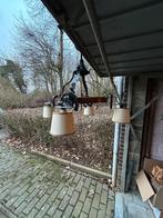 Lampe suspendue roue de charrette ( ampoules à remplacer), Utilisé