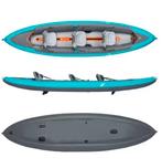 Kayak met toebehoren., Watersport en Boten, Kano's, Ophalen, Met peddels, Drie personen of meer, Kajak