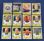 12 versch. Panini stickers voetbal ' FB 1997 - Anderlecht ', Ophalen of Verzenden, Nieuw, Meerdere stickers