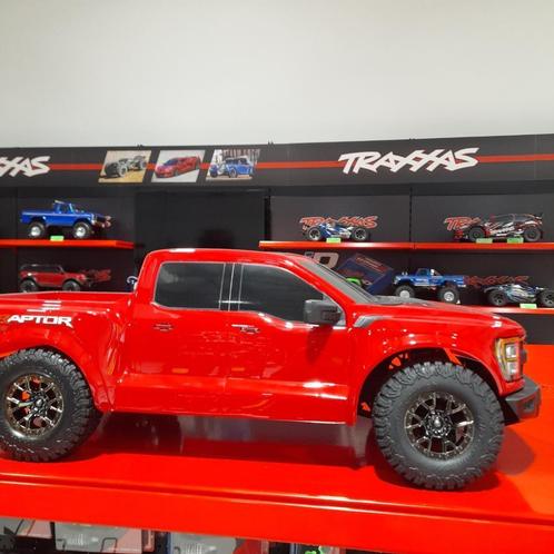 Traxxas Ford F-150 Raptor R 4WD Rood, Hobby en Vrije tijd, Modelbouw | Radiografisch | Auto's, Nieuw, Auto offroad, Elektro, Schaal 1:10
