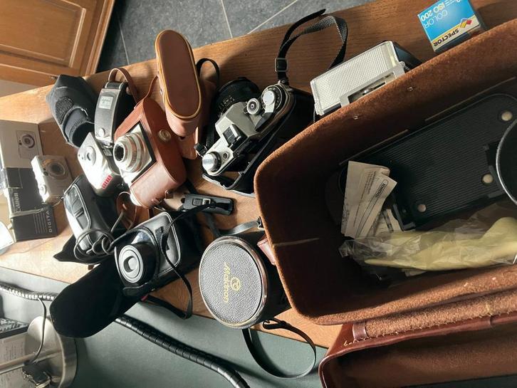 Lot fototoestellen, Verzamelen, Foto-apparatuur en Filmapparatuur, Fototoestel, Ophalen