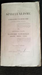 livre ancien très rare : le spiritualisme  1860, Ophalen, E. DENTU