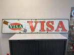 VISA emaille reclamebord XL, Verzamelen, Ophalen, Gebruikt, Reclamebord