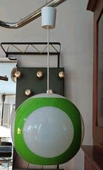 Vintage space age UFO bug eye lamp Massive green/white, Ophalen of Verzenden