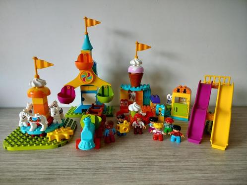 duplo set 10840 Grote kermis, Kinderen en Baby's, Speelgoed | Duplo en Lego, Zo goed als nieuw, Duplo, Complete set, Ophalen